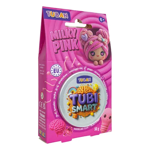 TUBI SMART PLASTELINA - MILKY PINK 50 g