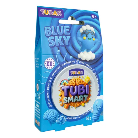 Plastelina Tubi Smart - BLUE SKY, 50g / Tuban