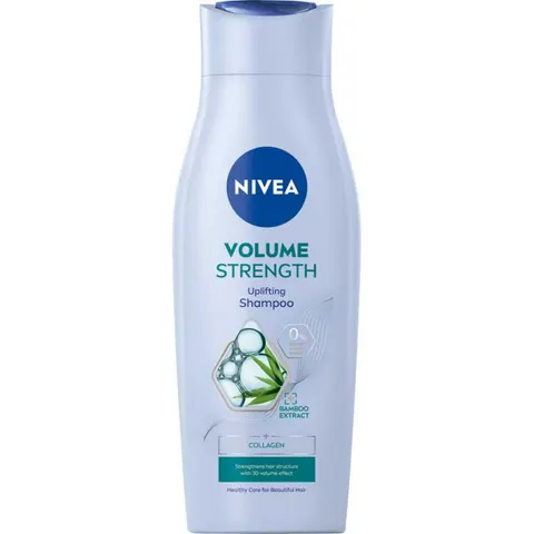 NIVEA VOLUME STRENGTH Szampon do włosów DODAJĄCY OBJĘTOŚCI, 400 ml