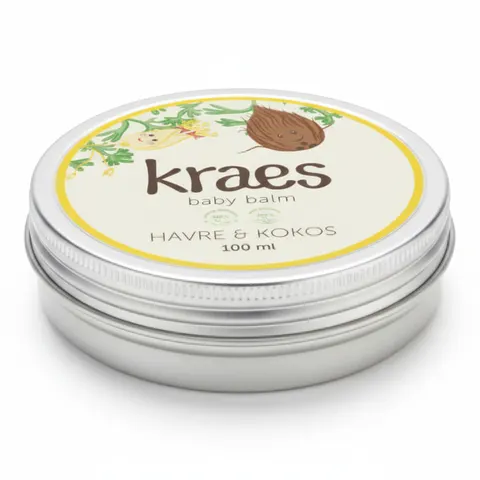 Regenerujący balsam do ciała Owies & Kokos, 100ml / Kraes