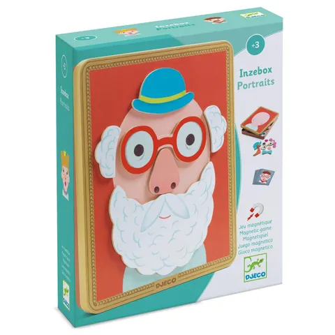 Magnetyczne puzzle Inzebox PORTRETY / Djeco