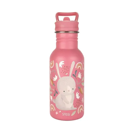 Butelka na wodę bidon 500 ml - Królik / SASSI