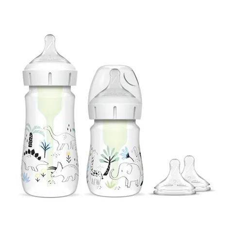 Zestaw startowy butelek antykolkowych Szeroka Szyjka Options+ 150 ml i 270 ml, Dr Brown's