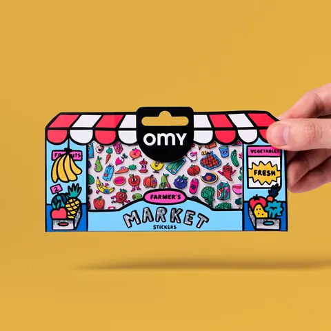Odlotowe winylowe naklejki - BOUTIQUE TARG / OMY
