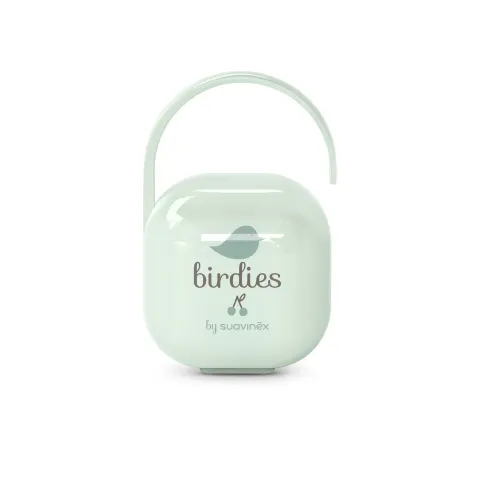 Etui na smoczek Birdies - miętowe / Suavinex