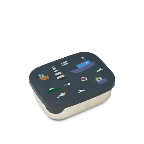 Lunchbox z przegródkami Arthur - Sailing, Classic navy / Liewood