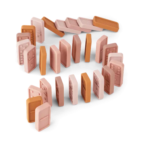 Zestaw domino Dodo - rose multi mix / Liewood