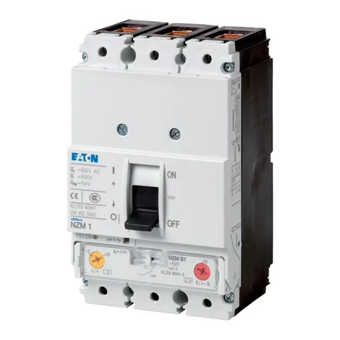 Wyłącznik mocy 3-biegunowy 63A BG1, 25kA, NZMB1-A63; 259077, EATON ELECTRIC