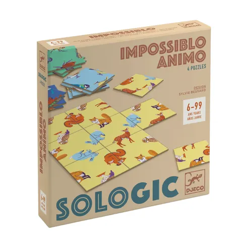 Gra logiczna SoLogic IMPOSSIBLO ANIMO 6+ / Djeco