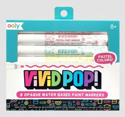 Markery Akrylowe Vivid Pop! Pastelowe Kolory / Ooly