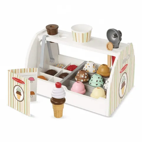 II GATUNEK: Drewniana Lodziarnia, Scoop & Serve / Melissa & Doug
