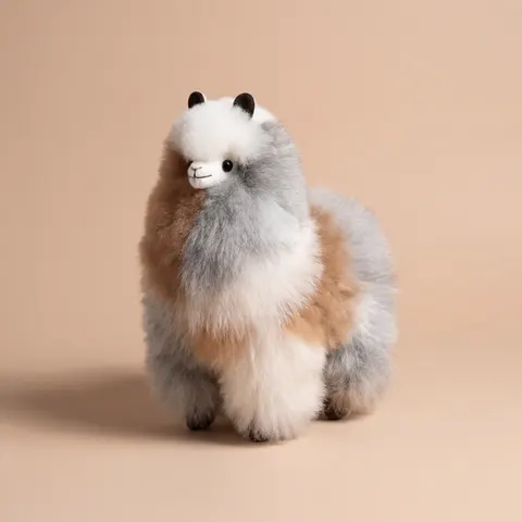 Maskotka Alpaka - Light Grey Calico / Inkari