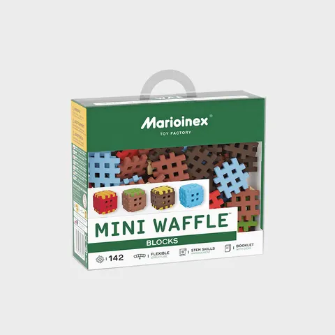 Marioinex, Mini Waffle, Blocks, klocki konstrukcyjne, 142 elementy