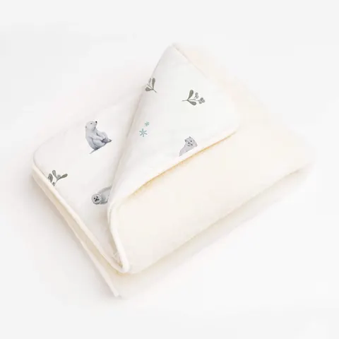 Kocyk dwustronny MERINO Greenland / Layette