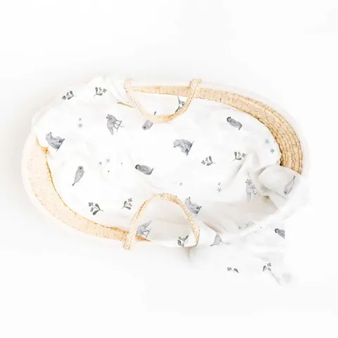 Otulacz, kocyk bambusowy GREENLAND / Layette