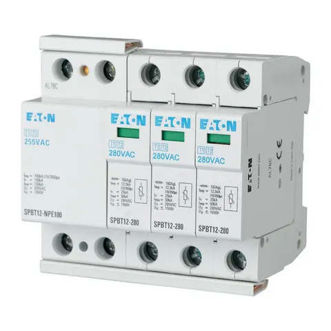 Ogranicznik przepięć t1+t2 (klasa B+C), SPBT12-280-3+NPE; EATON ELECTRIC
