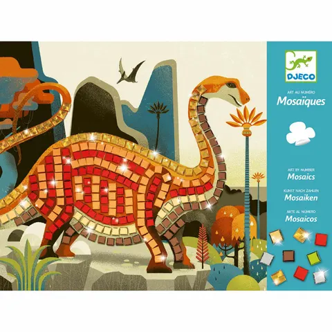 II GATUNEK: Mozaika DINOZAURY / Djeco DJ08899