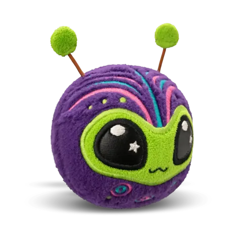 Puszysta piłeczka Zoggo - Purple Alien / Bouncibles