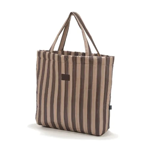 Torba Shopper Bag Ortalion HYGGE - STRIPES BROWN / La Millou