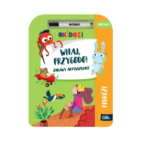 Zeszyt edukacyjny Witaj, przygodo! OKIDOKI - Podróże 4+ / Albi