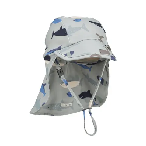 Długi kapelusz letni Cecilia - shark, dove blue / Liewood