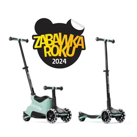 PRODUKT Z EKSPOZYCJI: Hulajnoga 4w1 Xtend Scooter + Ride-on, Soft Green / smarTrike