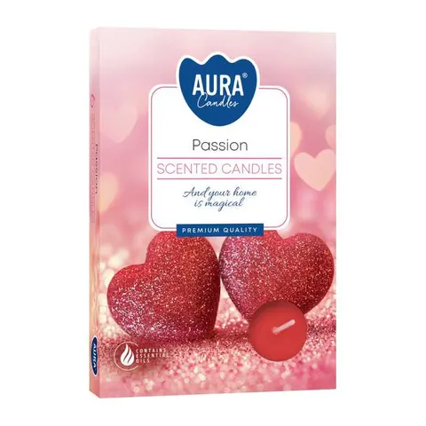 BISPOL AURA Podgrzewacze zapachowe PASSION, 6 szt