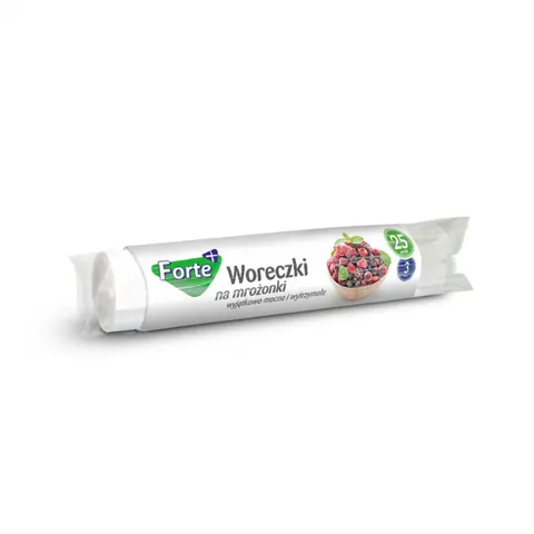 FORTE+ Woreczki na mrożonki 3 l, 25 szt