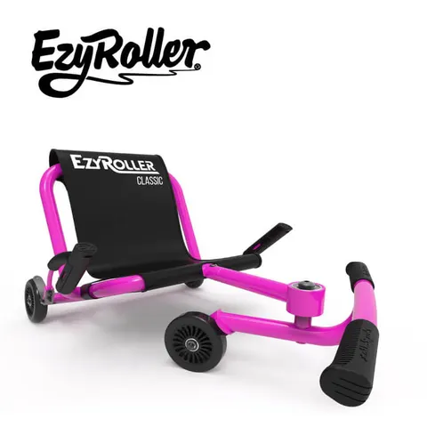 EzyRoller Classic Pojazd gokart napędzany nogami klasyczny 3-12 lat - Pink / EzyRoller