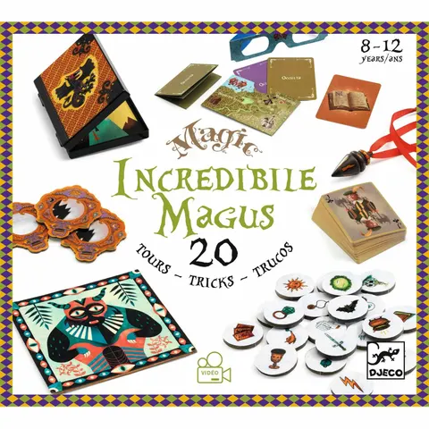 Zestaw 20 magicznych sztuczek Incredibile 8+ / Djeco Halloween
