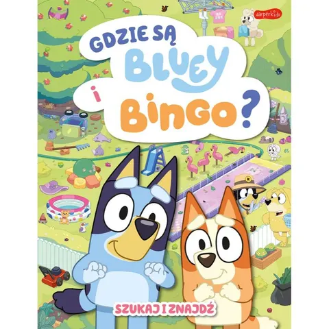 Gdzie są Bluey i Bingo? Szukaj i znajdź