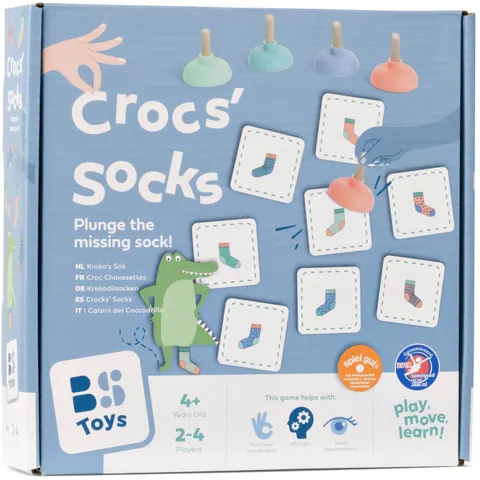 BS Toys gra zręcznościowa Dopasuj skarpetkę