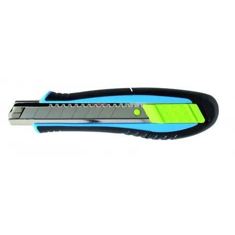 Nóż z ostrzem wymiennym 18mm ze stali SK5; HT4C604, HOGERT