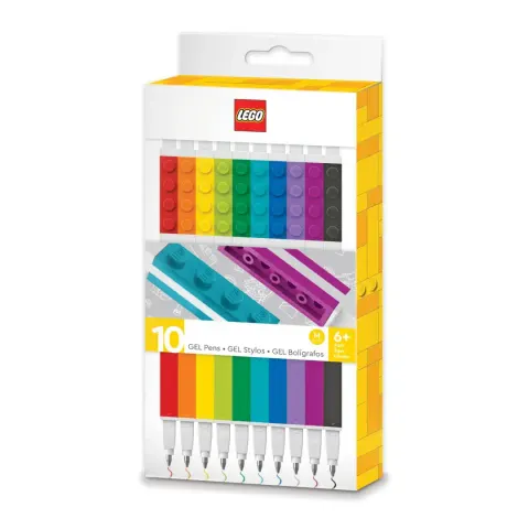 Kolorowe długopisy żelowe LEGO® ,10 szt. / LEGO®