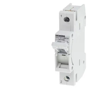 Rozłącznik bezpiecznikowy MINIZED do wkłądek D01 16A 1-biegunowy. technika wysuwna; 5SG7611-0KK16, SIEMENS
