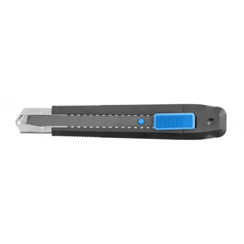 Nożyk z ostrzem łamanym 18 mm plastikowy z klipsem; HT4C629, HOGERT