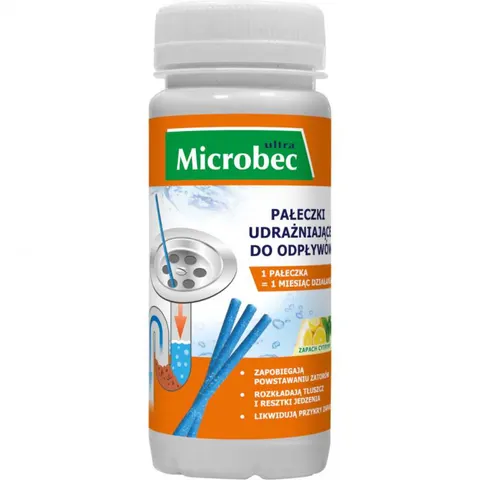 MICROBEC ULTRA Pałeczki udrażniające do odpływów, 12 szt