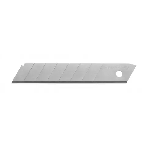 Ostrza łamane wymienne 18 mm, stal SK5, 10 sztuk w blistrze; HT4C662, HOGERT