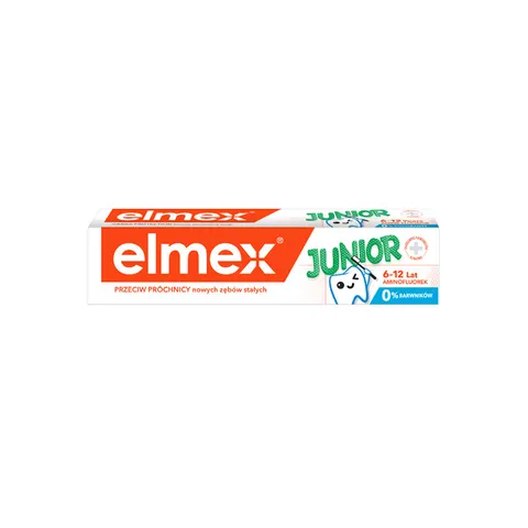 ELMEX JUNIOR Pasta do zębów dla dzieci od 6 roku życia, 75 ml