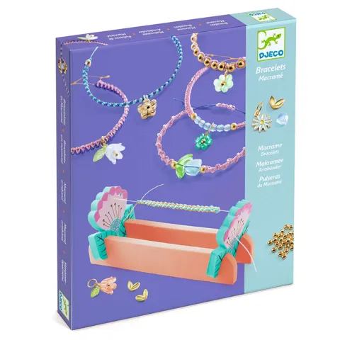 Zestaw do tworzenia bransoletek makramowych, Djeco