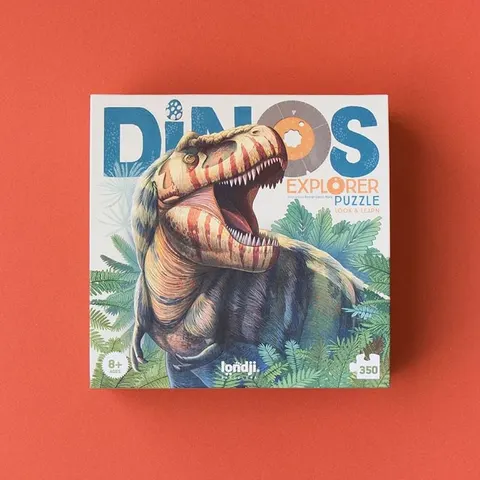 Puzzle obserwacyjne Dinozaury / Londji