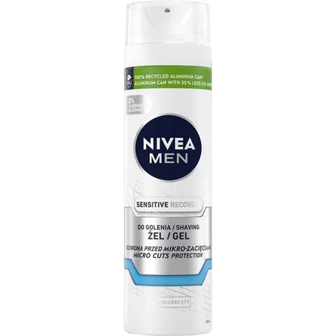 NIVEA MEN Żel do golenia SENSITIVE RECOVERY, 200 ml
