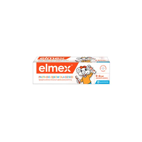 ELMEX JUNIOR Pasta do zębów dla dzieci 0-6 lat, 75 ml