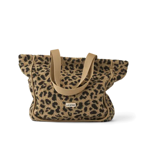 Torba Reed Pile Tote Bag - Mega Leo, oat mix / Liewood