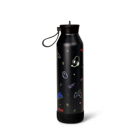 Butelka termiczna ze stali nierdzewnej 750ml - Gaming / Citron
