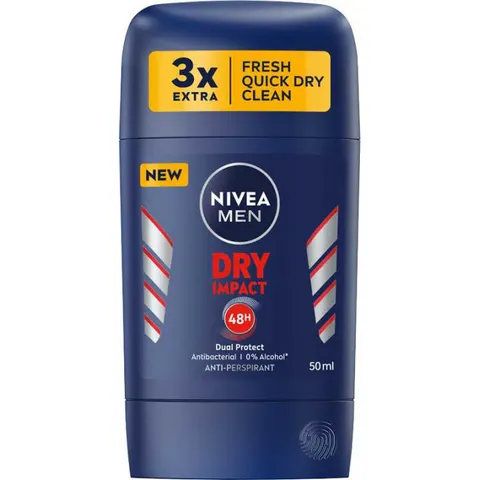 Nivea Men Dry Impact antyperspirant w sztyfcie 50ml