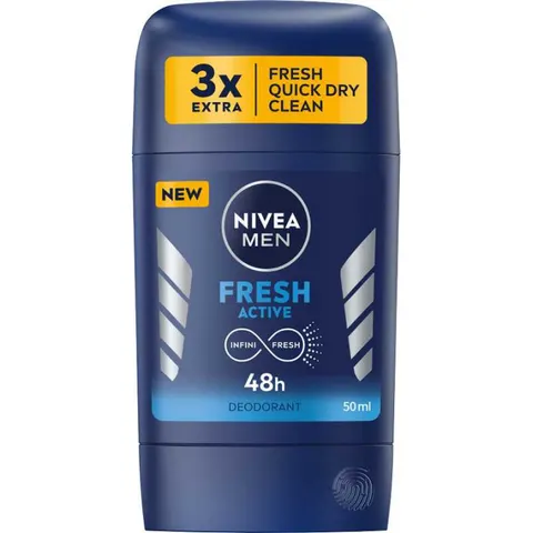 NIVEA MEN Dezodorant w sztyfcie FRESH ACTIVE, 50 ml