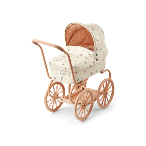 Wózek, gondola dla lalek Adaline - Peach, Sea shell / Liewood