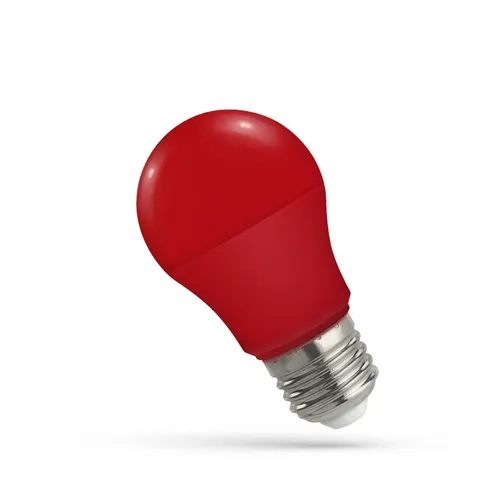 Żarówka LED GLS E-27 230V 4.9W CZERWONY SPECTRUM