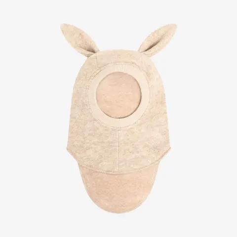 Kominiarka z uszkami królika - Sand Melange / HUTTEliHUT